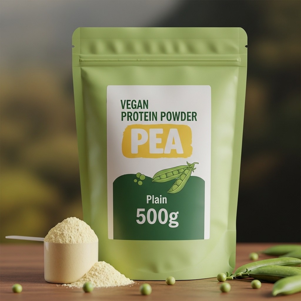 Vegan Bezelye Protein Tozu (Sade, 500g)