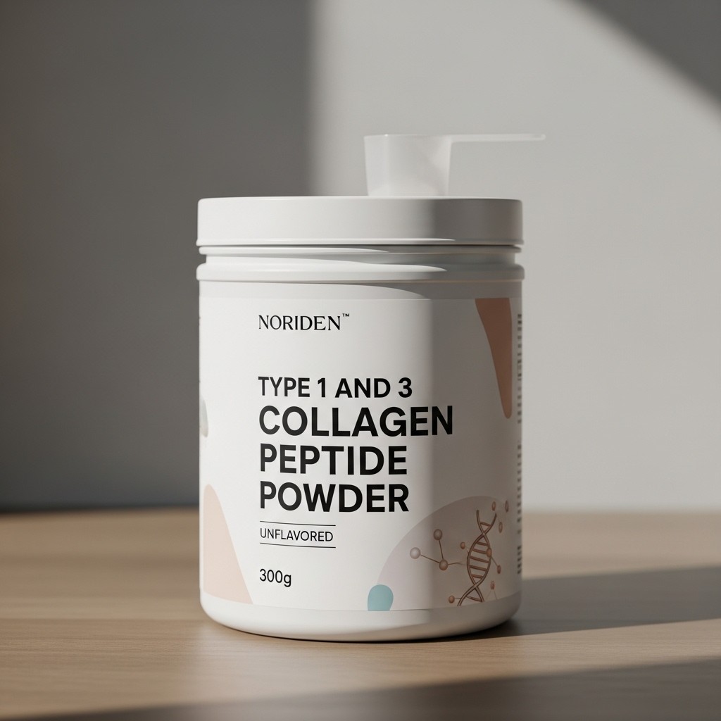 Tip 1 ve 3 Kolajen Peptit Tozu (Aromasız, 300g)